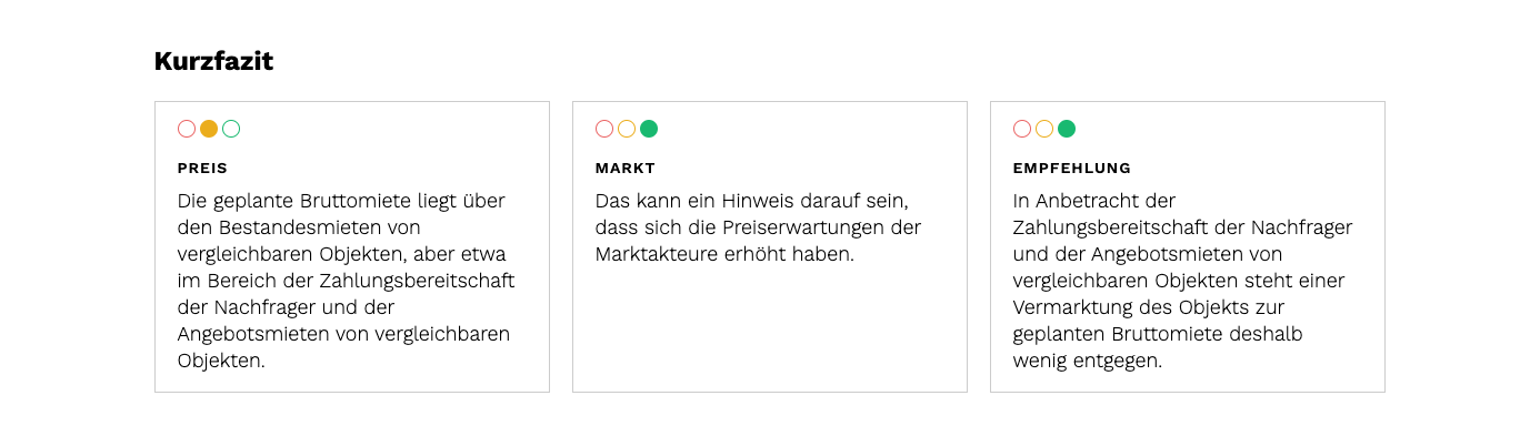 Abbildung 3: Price explorer Kurzfazit